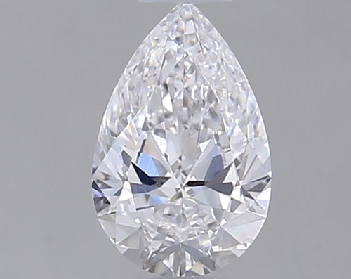 0.4 carat D-VS1 Natūralus Pear Deimantas (1)