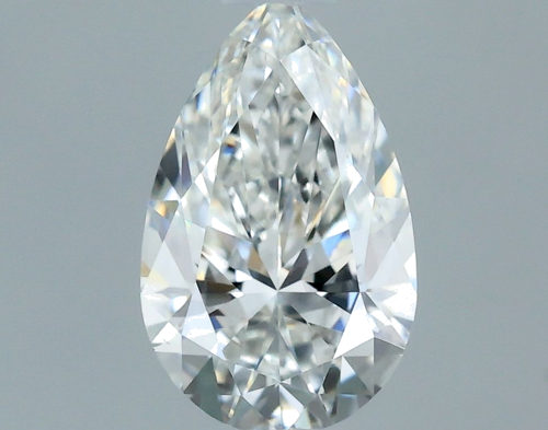0.52 carat F-VS1 Natūralus Pear Deimantas (1)