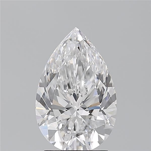 2.5 carat D-VS2 Natūralus Pear Deimantas (1)