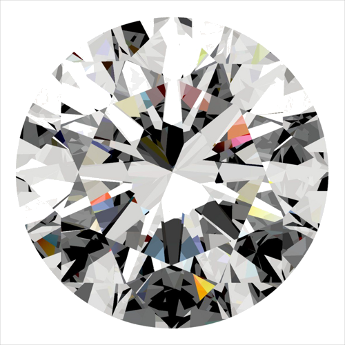 0.3 carat I-SI1 Excellent cut Natūralus Round Deimantas (1)