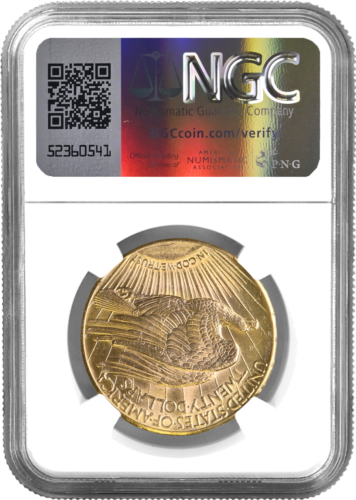 20 dolāru Saint Gaudens/Dubultais Ērglis ASV zelta monēta UNC DETAILS 1927 (2)