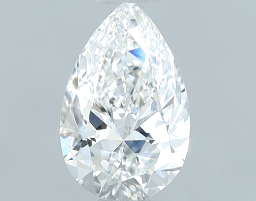 0.5 carat F-VS2 Natūralus Pear Deimantas (1)