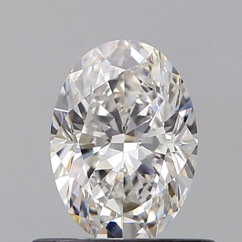 0.61 carat F-VVS2 Natūralus Oval Deimantas (1)