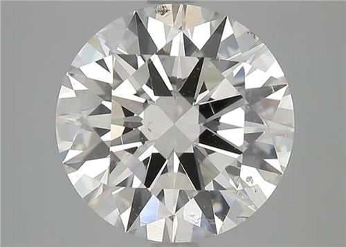 3.51 carat I-SI1 Excellent cut Natūralus Round Deimantas (1)