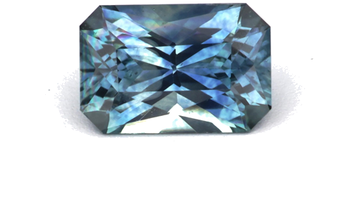 0.56 carat GREEN Radiant Safyras (1)