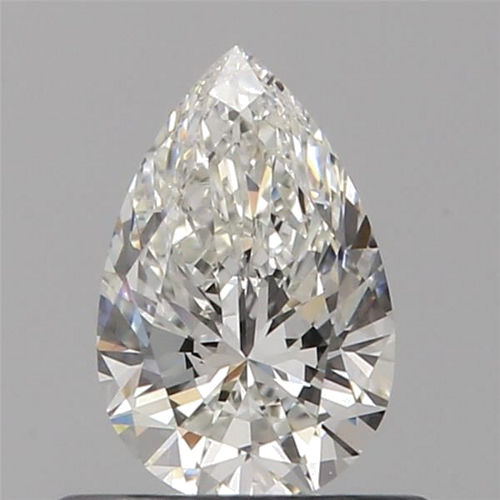0.5 carat G-VVS1 Natūralus Pear Deimantas (1)