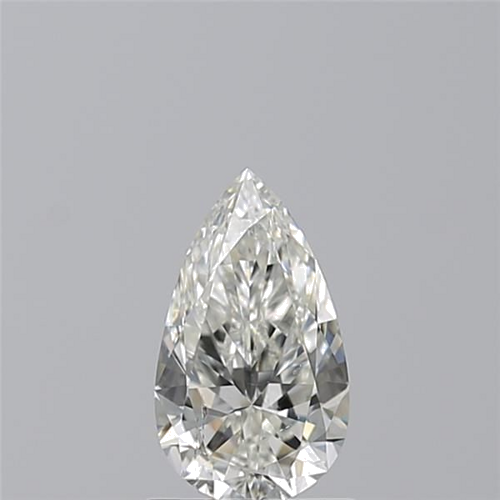 1.0 carat H-SI1 Natūralus Pear Deimantas (1)
