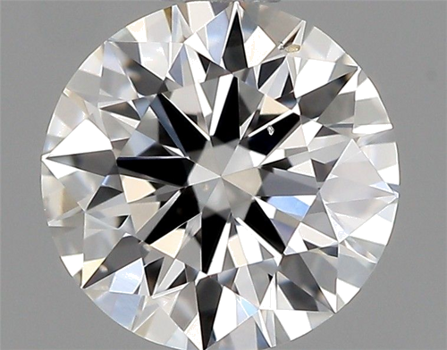 0.44 carat F-SI1 Excellent cut Natūralus Round Deimantas (1)