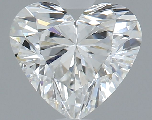 0.6 carat F-VS2 Natūralus Heart Deimantas (1)