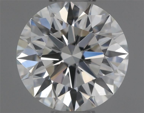 0.41 carat H-VVS1 Excellent cut Natūralus Round Deimantas (1)