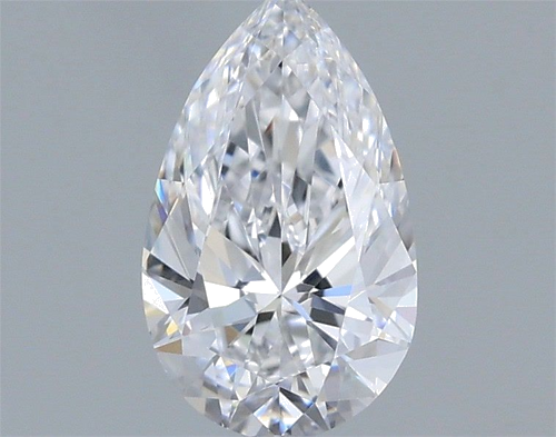 0.6 carat D-VS1 Natūralus Pear Deimantas (1)