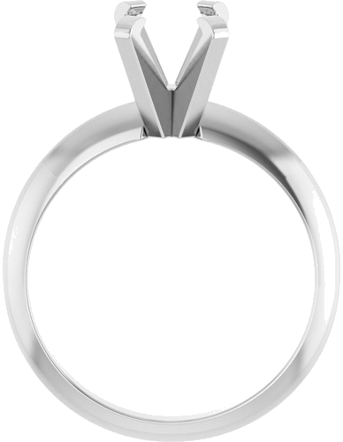 Sužadėtuvių Žiedas „Solitaire“ 585 Baltojo Aukso Emerald 7mm x 5mm (2)