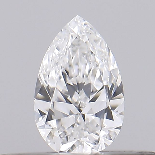 0.18 carat E-VS2 Natūralus Pear Deimantas (1)