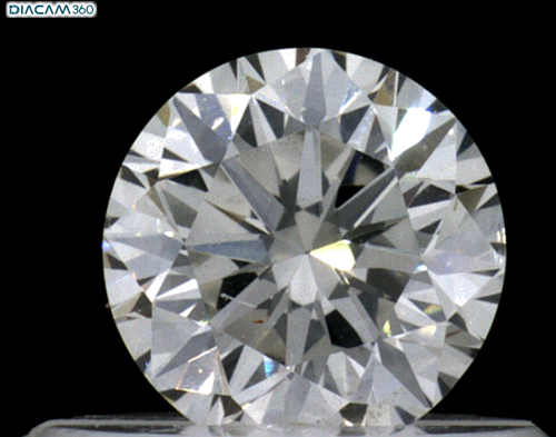 0.46 carat H-SI1 GD cut Natūralus Round Deimantas (1)