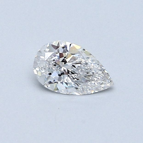 0.33 carat E-VS2 Natūralus Pear Deimantas (1)