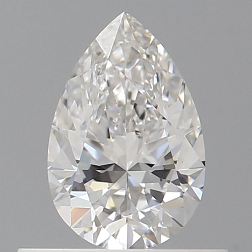 0.51 carat E-VVS1 Natūralus Pear Deimantas (1)
