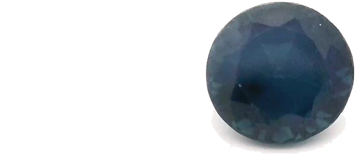 0.68 carat BLUE Round Safyras (1)