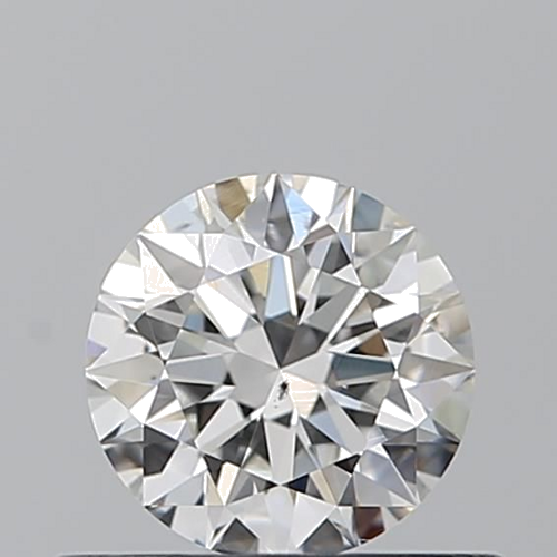 0.5 carat F-SI1 Excellent cut Natūralus Round Deimantas (1)