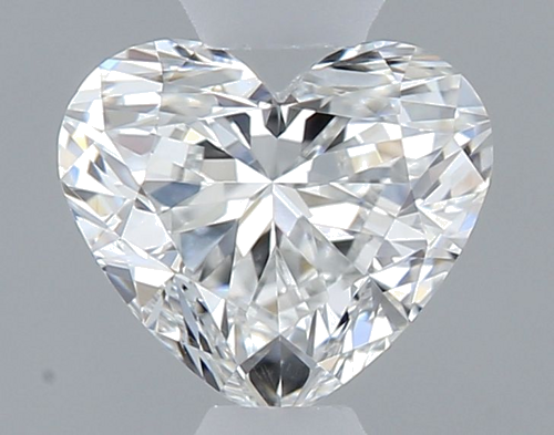 0.4 carat F-VS2 Natūralus Heart Deimantas (1)