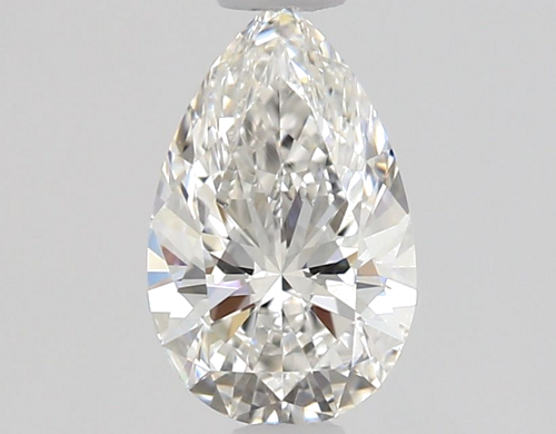 0.51 carat F-VVS1 Natūralus Pear Deimantas (1)