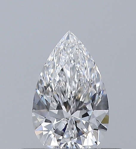 0.35 carat E-IF Natūralus Pear Deimantas (1)