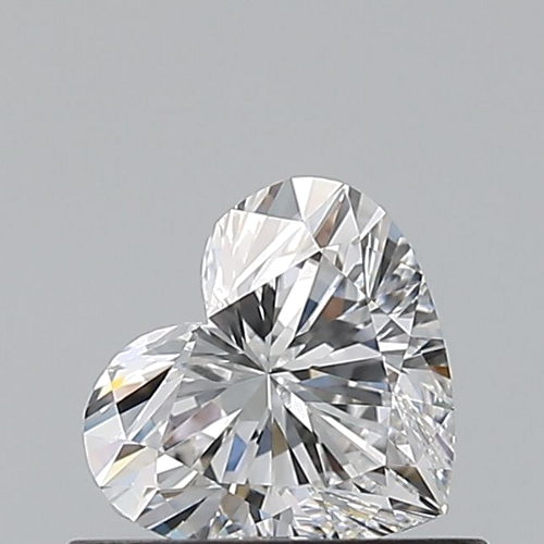 0.5 carat D-VVS2 Natūralus Heart Deimantas (1)