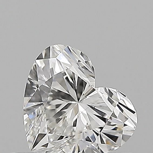 0.53 carat F-SI1 Natūralus Heart Deimantas (1)