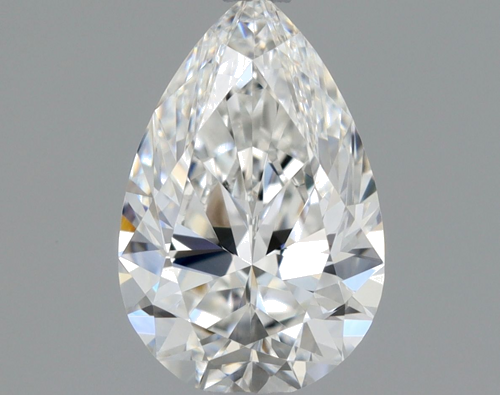 0.54 carat F-IF Natūralus Pear Deimantas (1)