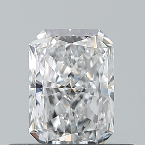 0.5 carat D-VVS1 Natūralus Radiant Deimantas (1)