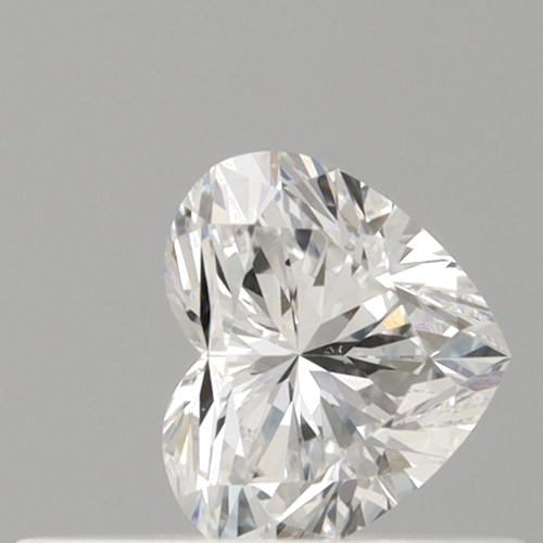0.3 carat D-VVS2 Natūralus Heart Deimantas (1)