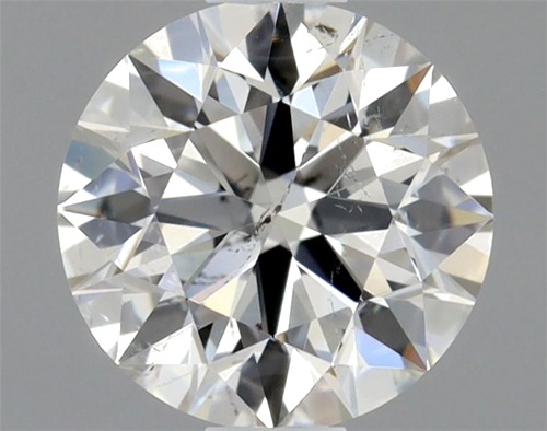 0.6 carat I-SI2 Excellent cut Natūralus Round Deimantas (1)