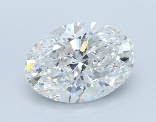 1.8 carat F-SI2 Natūralus Oval Deimantas (1)