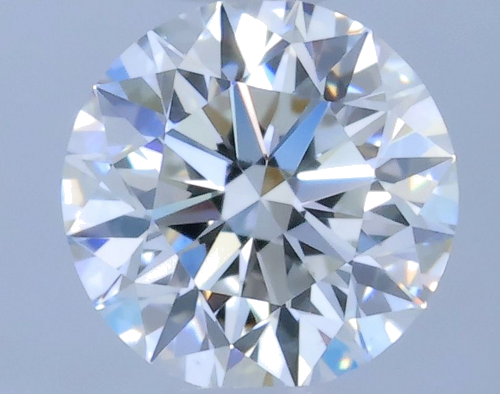 0.44 carat F-VVS2 Excellent cut Natūralus Round Deimantas (1)