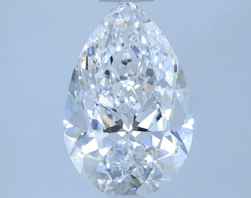 0.7 carat D-VS1 Natūralus Pear Deimantas (1)
