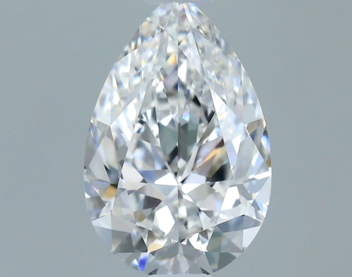 0.58 carat D-IF Natūralus Pear Deimantas (1)