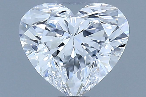 0.57 carat D-IF Natūralus Heart Deimantas (1)