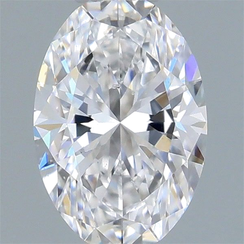 0.48 carat D-SI1 Natūralus Oval Deimantas (1)