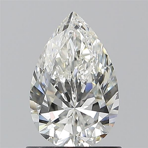 1.0 carat I-VS2 Natūralus Pear Deimantas (1)