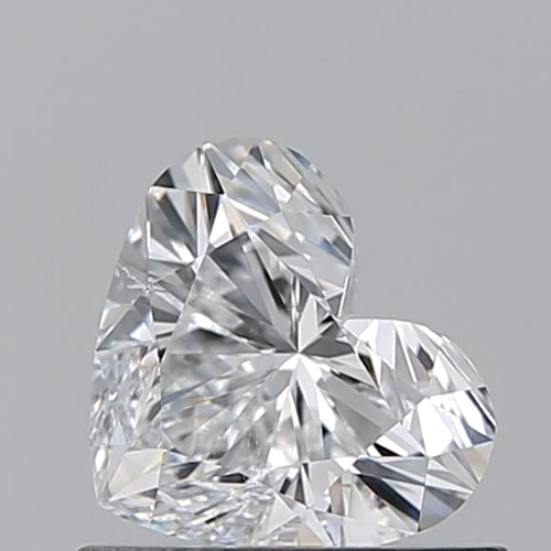 0.71 carat E-SI1 Natūralus Heart Deimantas (1)