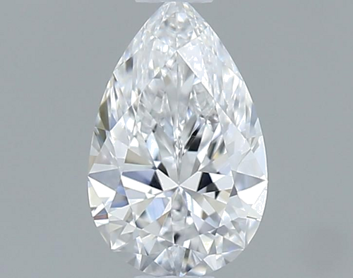 0.3 carat D-VVS1 Natūralus Pear Deimantas (1)