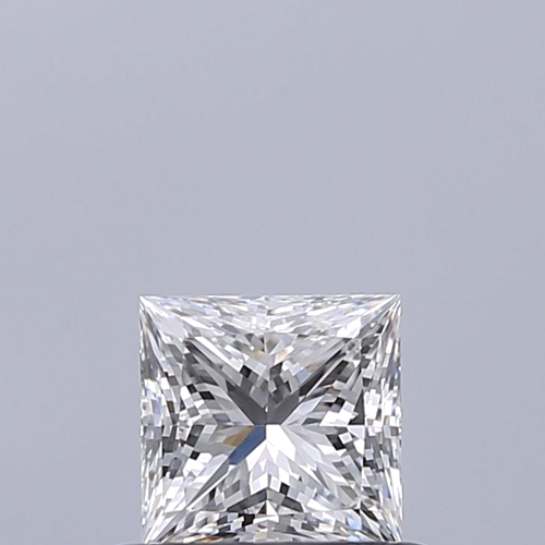 0.52 carat F-VVS2 Natūralus Princess Deimantas (1)