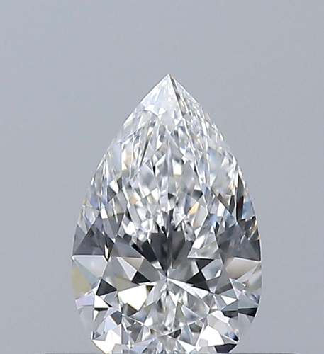 0.3 carat E-VVS2 Natūralus Pear Deimantas (1)