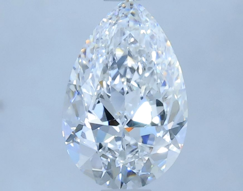 0.7 carat E-VVS1 Natūralus Pear Deimantas (1)