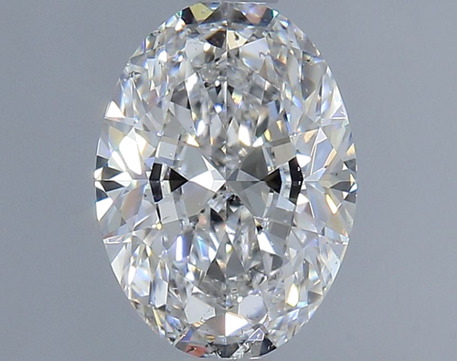 1.0 carat D-SI1 Natūralus Oval Deimantas (1)