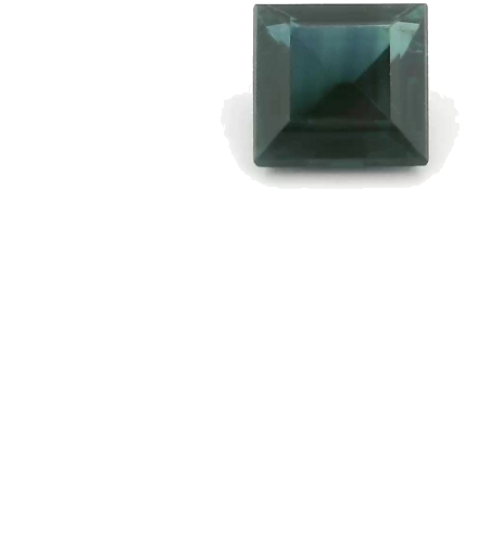 0.49 carat BLUE STEP cut Square Safyras (1)