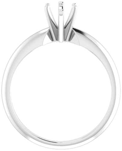 14K White 9.5x5 mm Marquise Six-Prong Solitaire Engagement Ring Mounting (2)