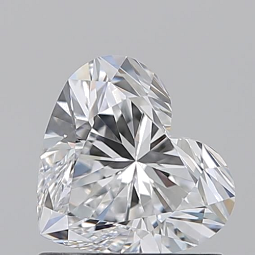 1.01 carat D-VVS2 Natūralus Heart Deimantas (1)