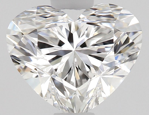 0.8 carat D-VVS1 Natūralus Heart Deimantas (1)