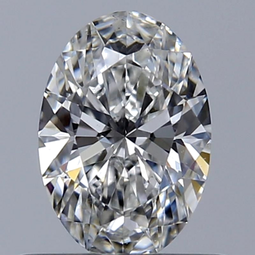 0.5 carat F-SI1 Natūralus Oval Deimantas (1)
