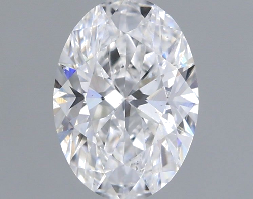 0.7 carat D-SI1 Natūralus Oval Deimantas (1)